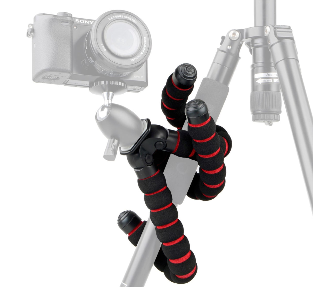 Flex-Stativ Octopus für leichte DSLRs DSLMs & Camcorder Größe L