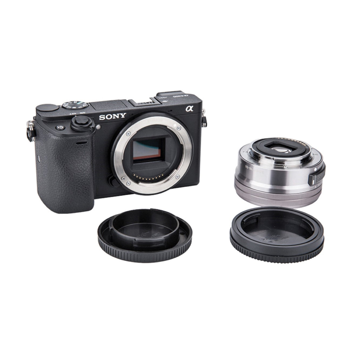 Gehäusedeckel + Objektivdeckel für Sony E-Mount Digitalkameras und Objektive L-R9