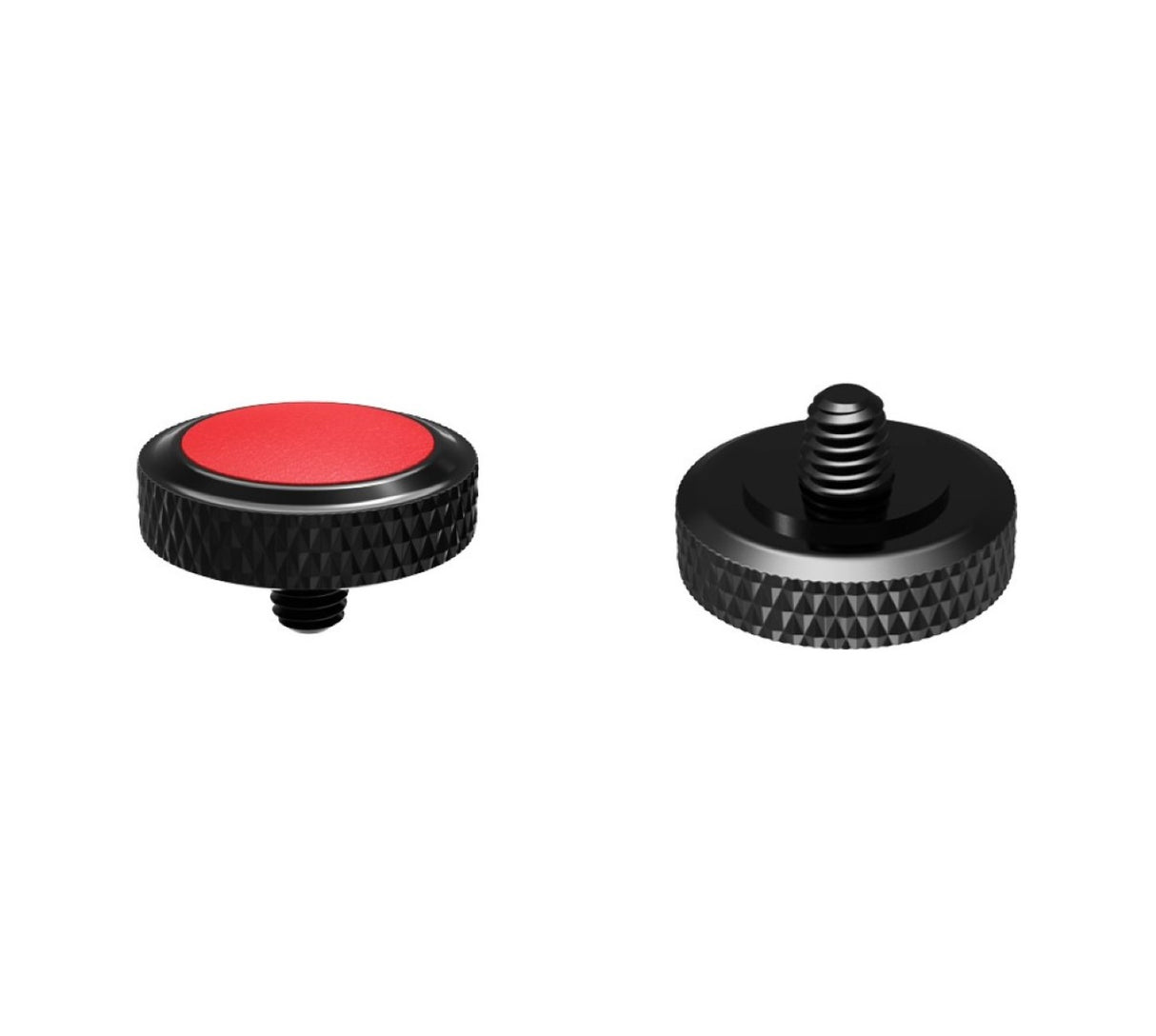 Deluxe Soft Release Button SRB Kupfer & Silikon weiche Auslösebetätigung für stilvolle Kameras Rot