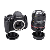 Gehäusedeckel + Objektivdeckel für Canon EOS Kameras & EF/EF-S Objektive L-R1