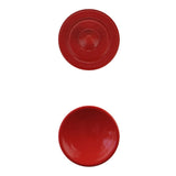 Deluxe Soft Release Button SRB Messing 11mm für stilvolle Kameras Rot