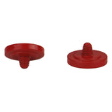 Deluxe Soft Release Button SRB Messing 11mm für stilvolle Kameras Rot