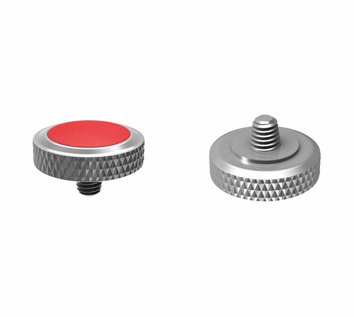 Deluxe Soft Release Button Kupfer & Silikon stilvolle Kamera-Dekoration inkl. 2 Gummiringe Rot