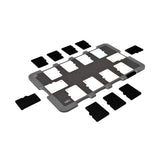 Speicherkartenhalter leicht kompakt Staubschutz für 10 Micro SD Karten