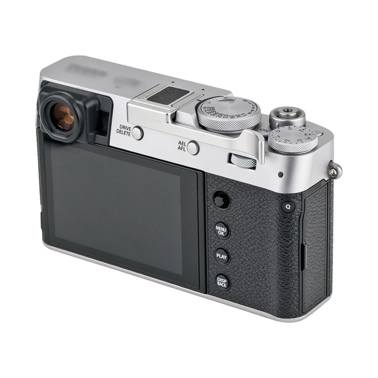 Kamera Handgriff Thumbs Up für zB. Fujifilm X100VI X-E4 X-E3 Sicherer Halt & Komfort Silber