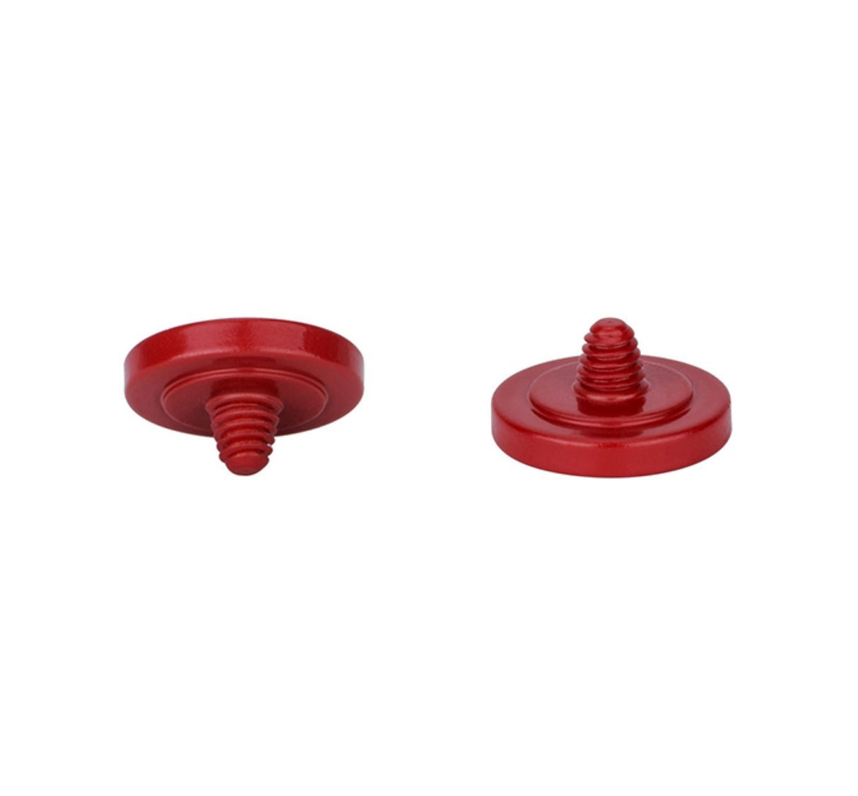 Deluxe Soft Release Button SRB Messing 11mm für stilvolle Kameras Dunkelrot