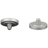 Deluxe Soft Release Button SRB Messing 11mm für stilvolle Kameras Silber