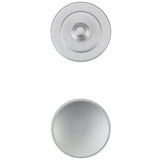 Deluxe Soft Release Button SRB Messing 11mm für stilvolle Kameras Silber