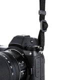 Neopren-Kameragurt verstellbar für DSLR & spiegellose Kameras mit Reißverschlusstaschen