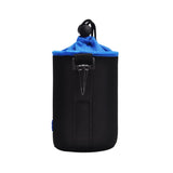 Neopren Objektivbeutel für Objektive bis 90 x 170mm mit Karabiner & Gürtelschlaufe