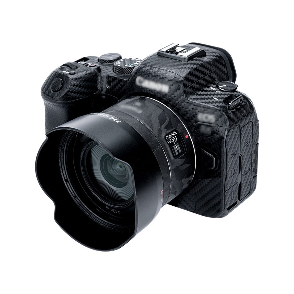 Gegenlichtblende für Canon RF 16mm f/2.8 STM Tulpenform ersetzt EW65C
