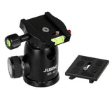 JUSINO Robuster Kugelkopf Stativkopf bis 20kg belastbar BS-40