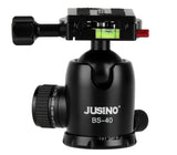 JUSINO Robuster Kugelkopf Stativkopf bis 20kg belastbar BS-40