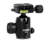 JUSINO Stabiler Kugelkopf mit 10kg Tragkraft & 360° Schwenkfunktion BT-60