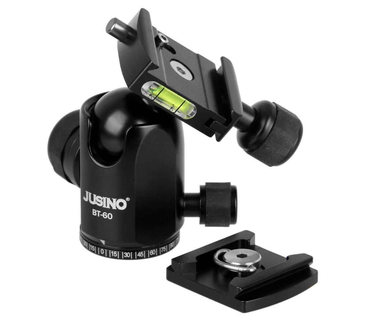 JUSINO Stabiler Kugelkopf mit 10kg Tragkraft & 360° Schwenkfunktion BT-60