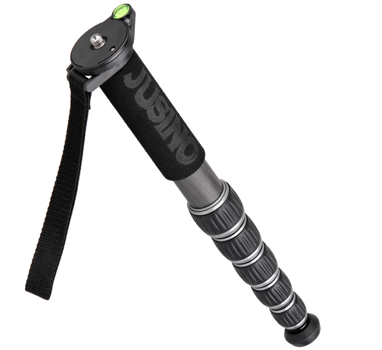 JUSINO Robustes leichtes Karbon-Monopod 6 Segmente bis 140cm 10kg MP-326C