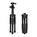 JUSINO Traveller kompaktes Reisestativ mit Kugelkopf bis 139cm 3kg TMQ-2205 BS-08Q