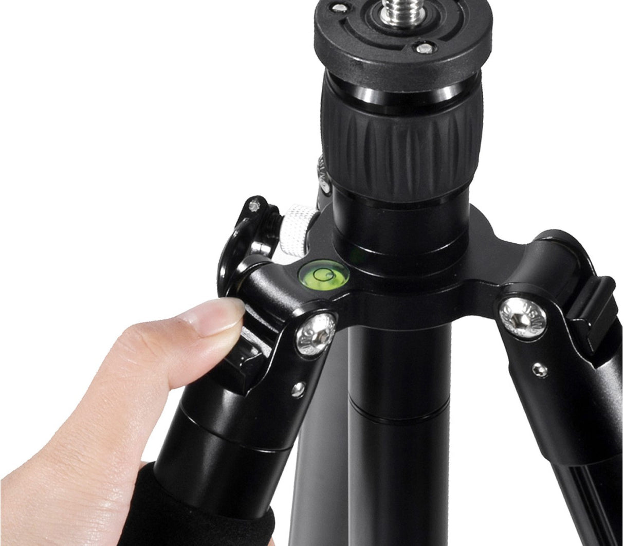 JUSINO Vielseitiges Tripod/Monopod Stativ 11-155cm Höhe Belastbar bis 6kg X-426