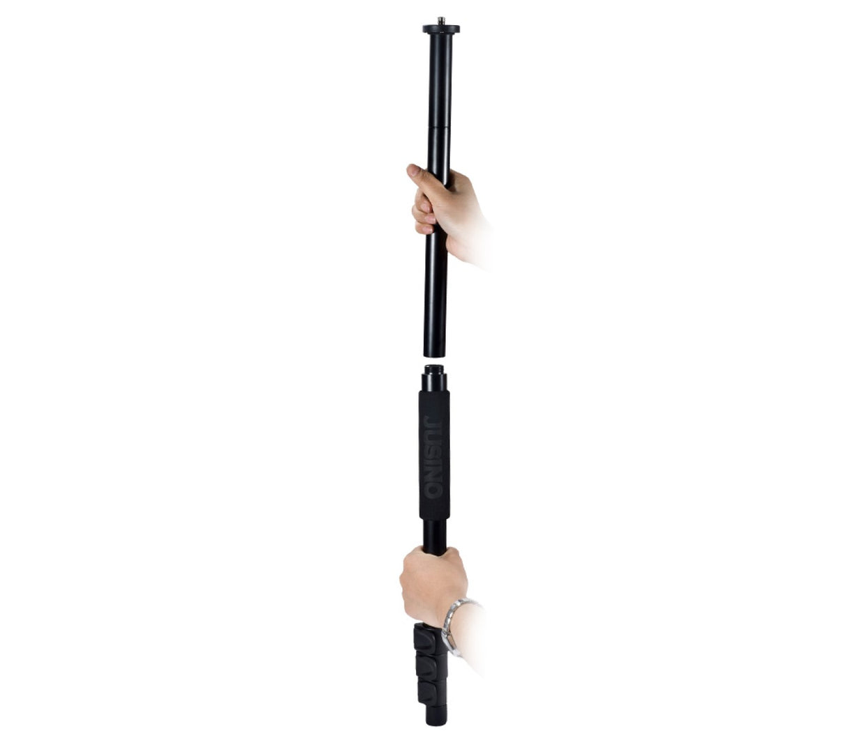 JUSINO Vielseitiges Tripod/Monopod Stativ 11-155cm Höhe Belastbar bis 6kg X-426