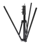 Kompakt faltbares Lampenstativ 180cm schlankes Design & kleines Packmaß