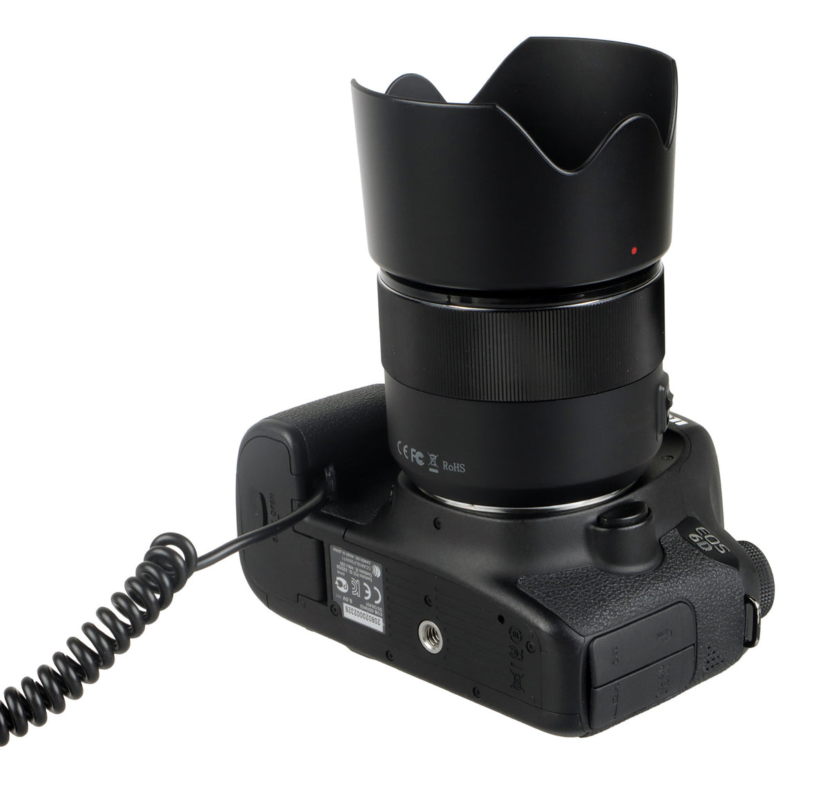 DC-Coupler für Canon EOS mit LP-E6 ähnlich wie DR-E6 Akku-Dummy für permanente Stromversorgung über z.B. V-Mount Akku