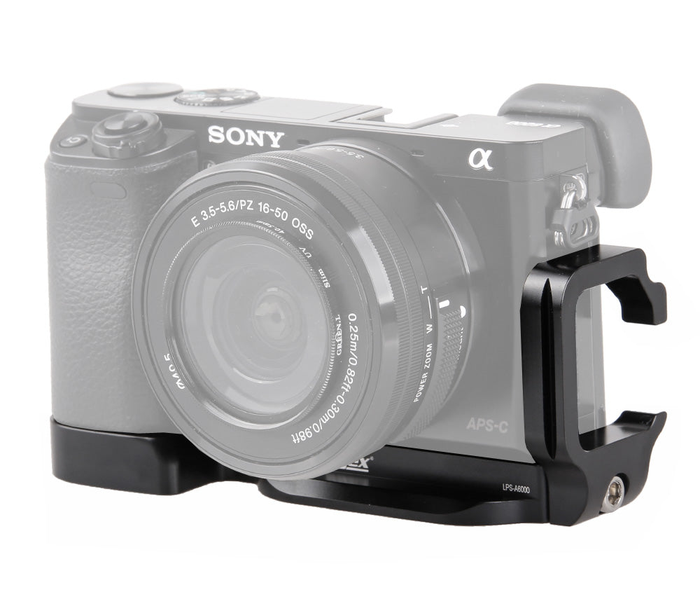 Kamerahalterung Schnellwechselplatte für Sony Alpha A6000 und Arca-Swiss