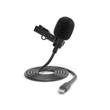Lavalier Mikrofon für iPhone iPad Windschutz & Klemme perfekt für Interviews Livestreams Lightning