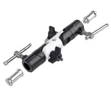 ayex Zubehör-Neiger mit 2-fach Neigung Spigotanschluss 1/4" 3/8" Gewinde Schirmhalterung GP-27