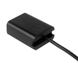 DC-Coupler für Sony Kameras mit NP-FW50 Akku-Dummy für permanente Stromversorgung über z.B. V-Mount Akku