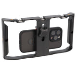 Handyhalterung Smartphone Video Rig Stabilizer für stabile Videoaufnahmen & Vlogging