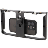 Handyhalterung Smartphone Video Rig Stabilizer für stabile Videoaufnahmen & Vlogging