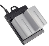 Batterie-Adapterplatte Dual-Slot NP-F970 F770 F570 DC Ausgang Ideal für V-Mount Akkus