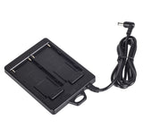 Batterie-Adapterplatte Dual-Slot NP-F970 F770 F570 DC Ausgang Ideal für V-Mount Akkus