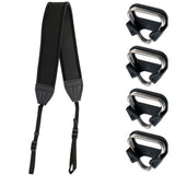 ayex Neopren Gurt + 4er-Set Splentringe Robuste Halterungen