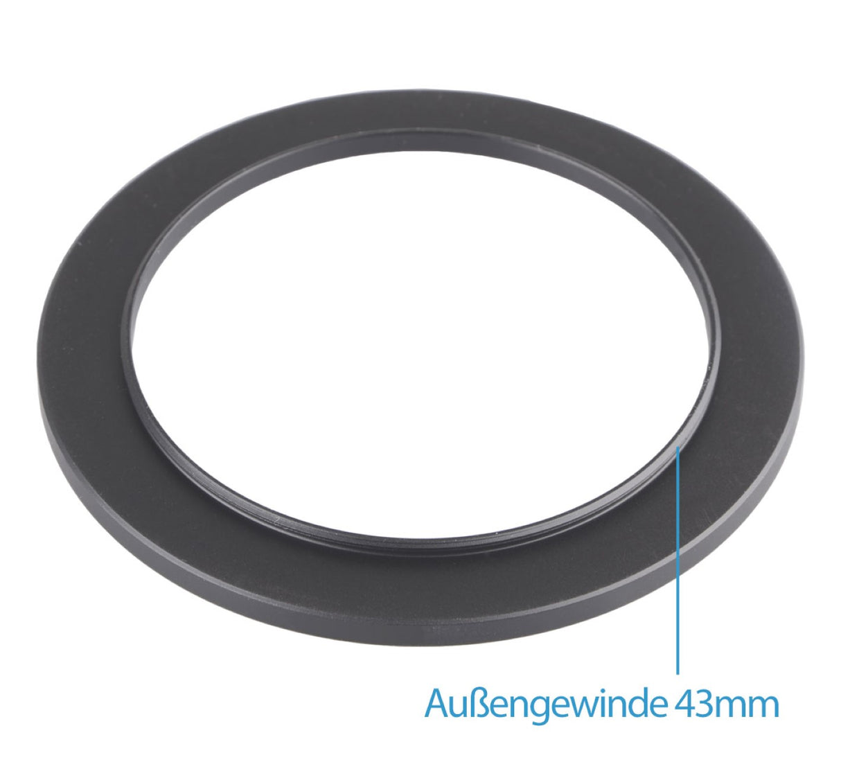 Step Up Ring 43mm-46mm Reduzierring Adapterring Universal passend