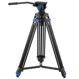 ayex Video Stativ mit Video Kopf Robustes Stativ für professionelle Aufnahmen